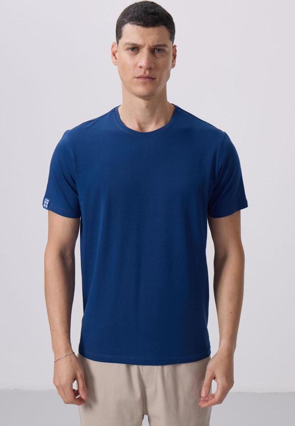 Parlament Erkek Basic Kısa Kol Standart Kalıp O Yaka T-shirt - 87911 - Image 1