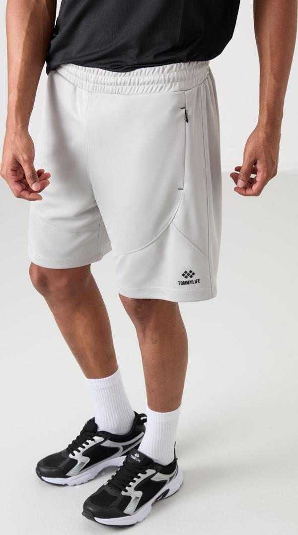 Taş Polyester Kalın Yumuşak Comfort Fit Erkek Şort - 81271 - Image 1