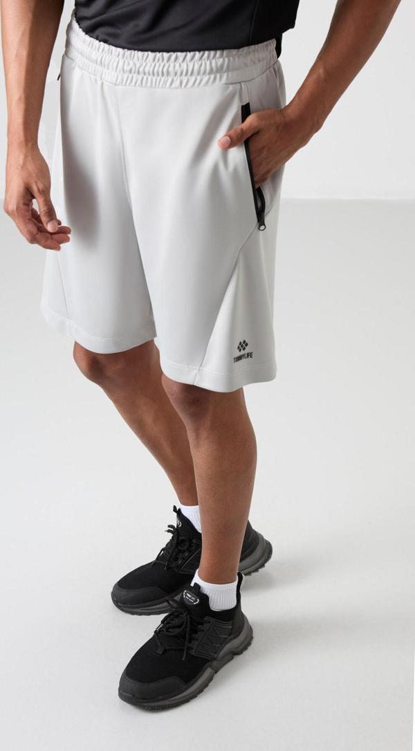 Taş Polyester Kalın Yumuşak Comfort Fit Erkek Şort - 81273 - Image 1