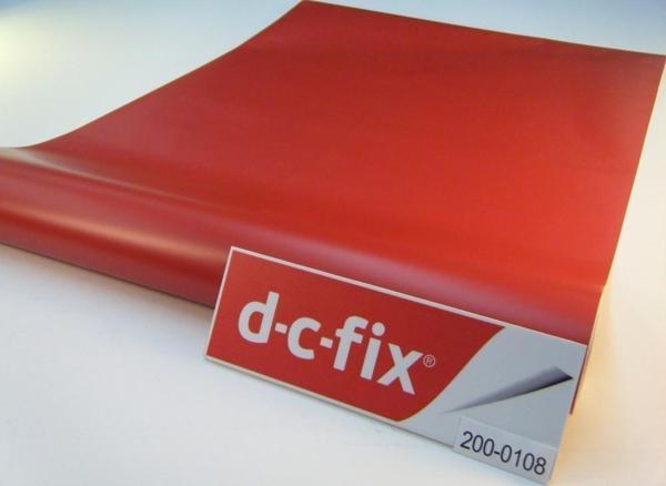 D-c-fix 200-0108 Mat Kırmızı Kendinden Yapışkanlı Folyo - Image 1