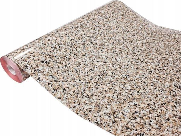D-c-fix 346-0182 Kahverengi Granit Desen Yapışkanlı Folyo (45cmx1mt) - Image 1