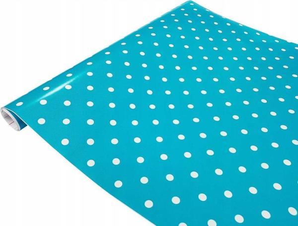 D-c-fix 346-0628 Turkuaz Puantiye Yapışkanlı Folyo (45cm x 2mt) - Image 1