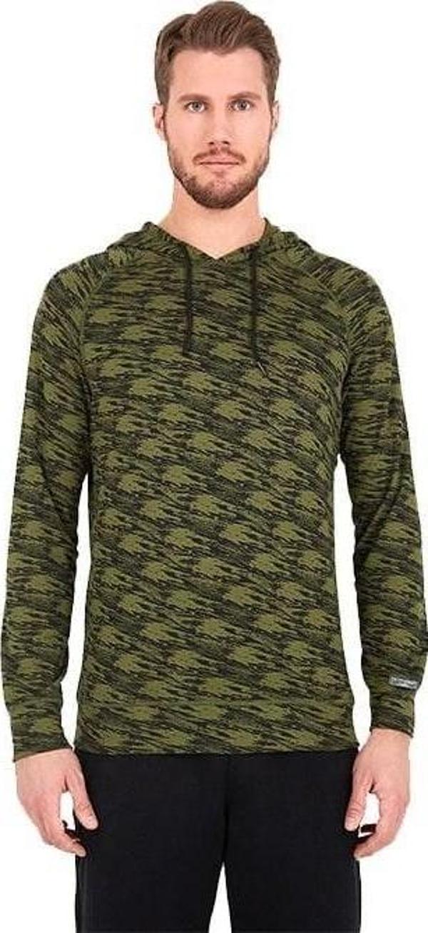 BlackSpade Termal Sweatshirt Yeşil Kapşonlu - Image 1