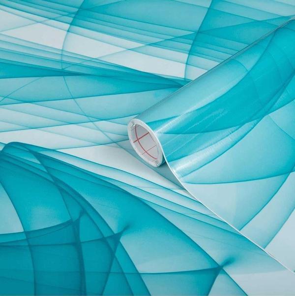 D-c-fix 343-1005 Trendyline Murano Blue Kendinden Yapışkanlı Folyo (45cm x 1,5mt) - Image 1
