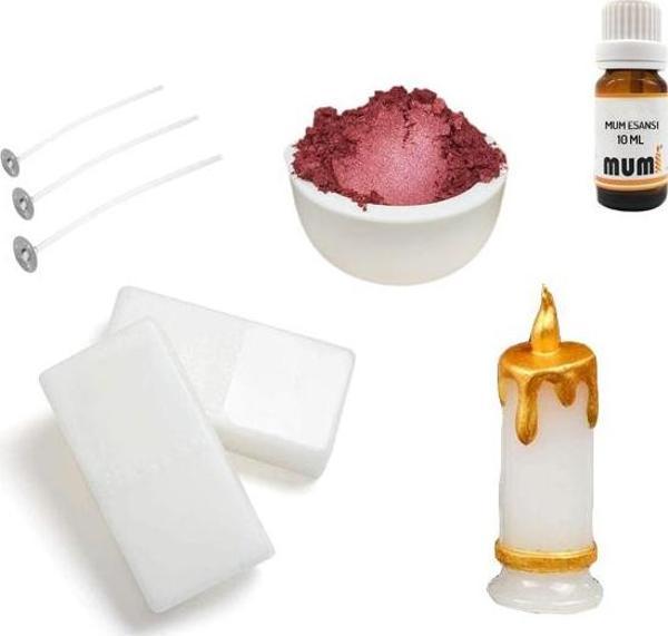 Hobi24 Mum Yapım Seti - Soya Wax - Kit 124 - Image 1