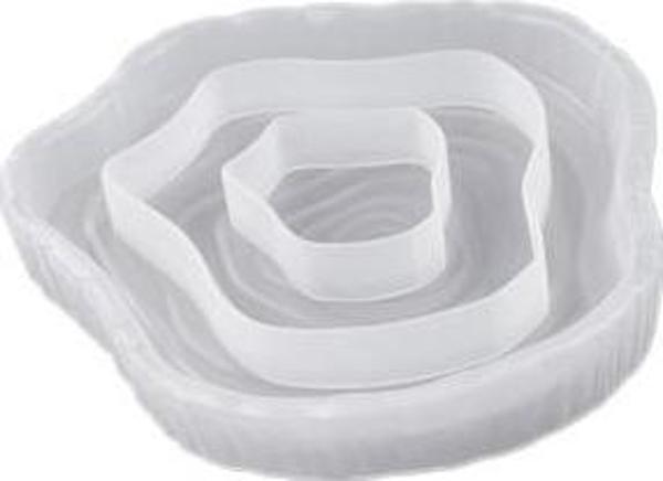 Epoksi Silikon Kalıp - Dalgalı Altlık 195x218mm (439) - Image 1