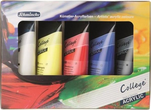 Schmincke College Akrilik Seti 5 Renk x 75ml - Image 1