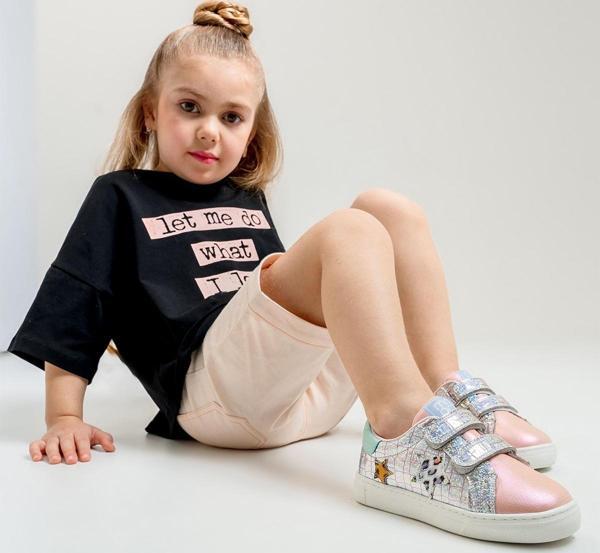 mnpc Kız Çocuk Pudra Sneaker Ayakkabı - Image 1
