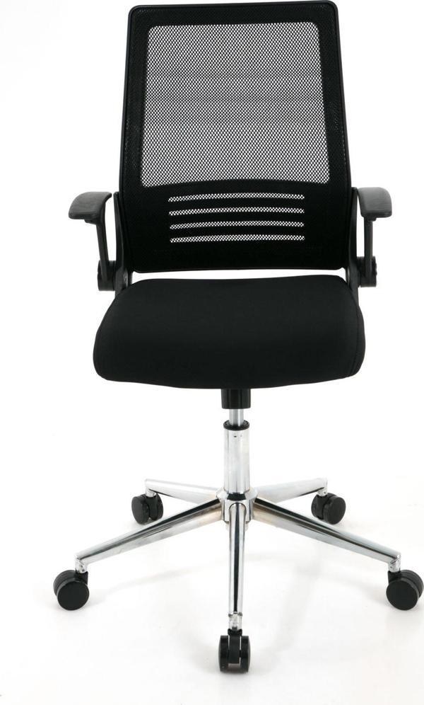 ZEON | Valencia Ofis koltuğu Çalışma Koltuğu | Siyah| Krom Yıldız Ayak - Image 1