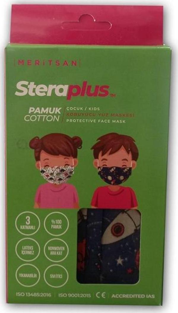 Steraplus Çocuk Koruyucu Yüz Maskesi - Image 1