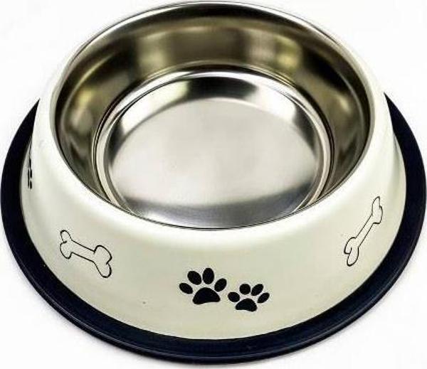 Playfull Desenli Çelik Mama ve Su Kabı 64 Oz - Image 1