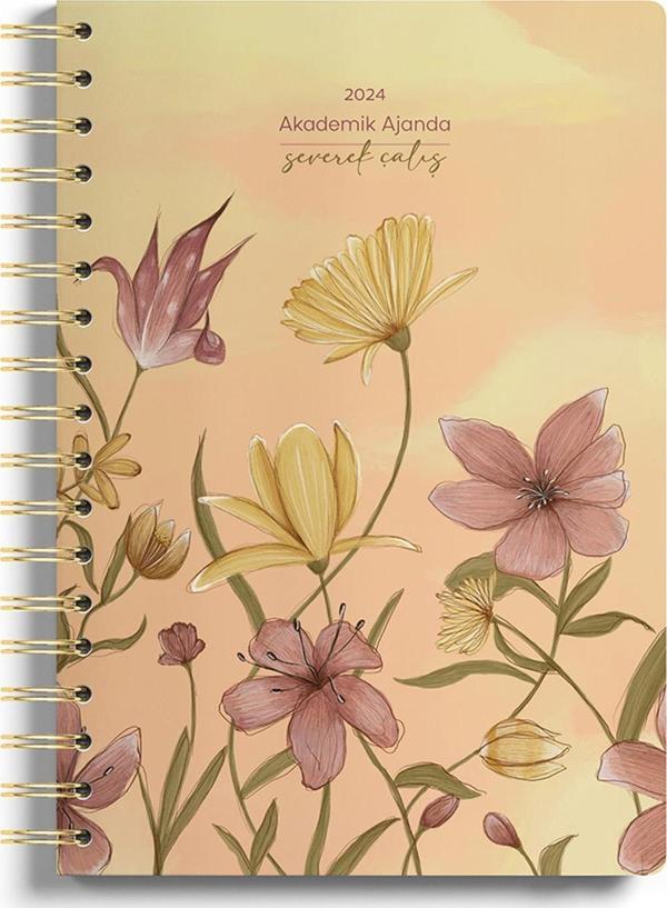 Victorias Journals Akademik Ajanda 2023-2024 Haftalık Spiralli Sert Kapak 17x24 cm - Image 1