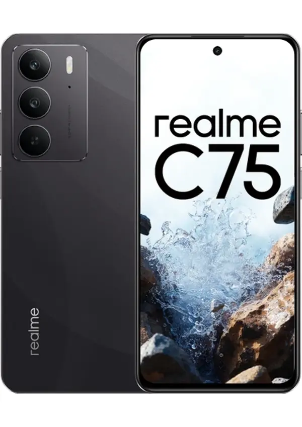 REALME C75 RMX3941 8/256GB Akıllı Telefon Fırtına Karası - Image 1