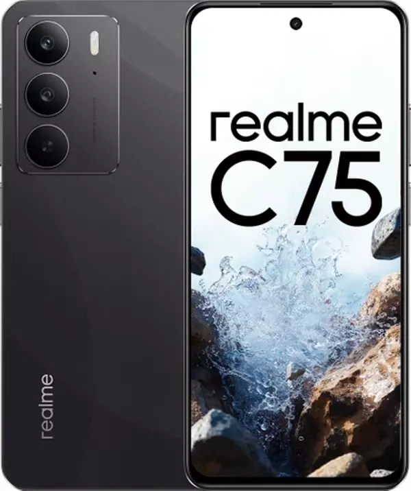 REALME C75 RMX3941 8/256GB Akıllı Telefon Fırtına Karası - Image 1