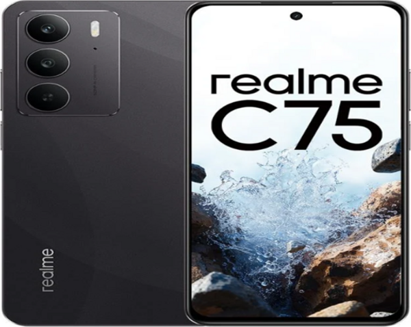 REALME C75 8/256GB Akıllı Telefon Fırtına Karası - Image 1