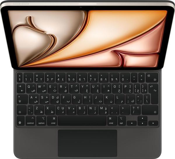 Apple 11 inç iPad Air (M2) için Magic Keyboard - Arapça - Siyah MXQT2AT/A - Image 1