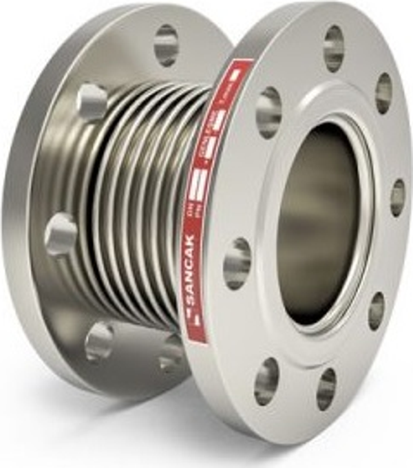 AYVAZ Eksenel Metal Körüklü Kompansatör Dn200 - 30 mm Laynersiz - Image 1