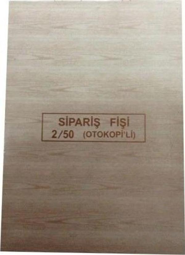 Sipariş Fişi Otokopili 3 Nusha Dilman - Image 1