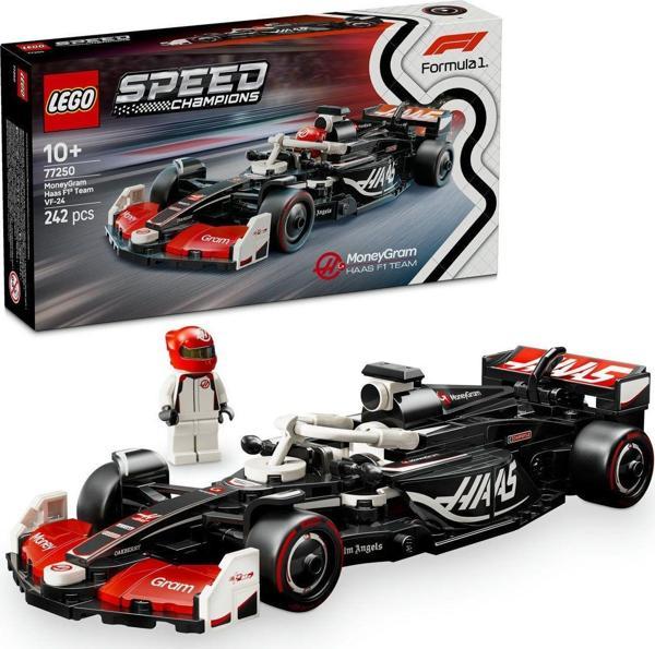Lego ® Speed Champions Moneygram Haas F1® Team Vf-24 Yarış Arabası 77250 10+ Oyuncak Yapım Seti (242 P) - Image 1