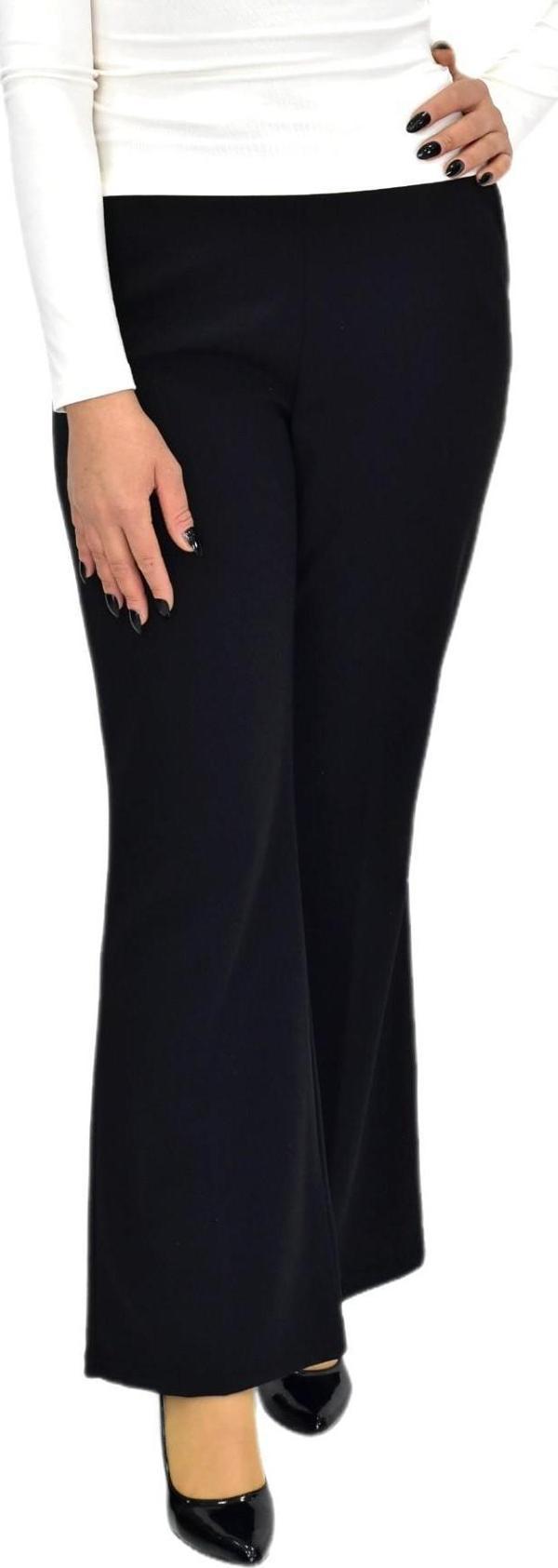 Kadın İspanyol Paça Beli Lastikli Kumaş Pantolon BGL-ST04321 - Image 1