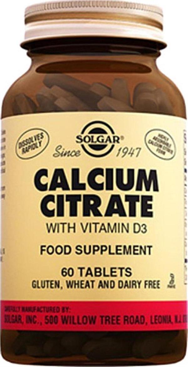Calcium Citrate With Vitamin D3 60 Tablet - Image 1