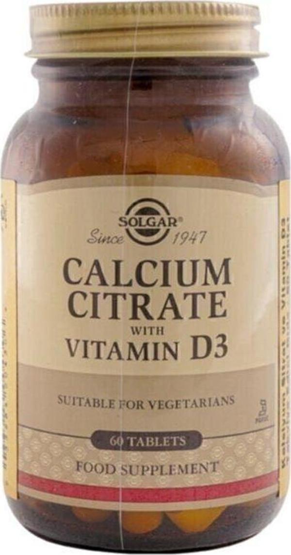 Calcium Citrate With Vitamin D3 60 Tablet - Image 1