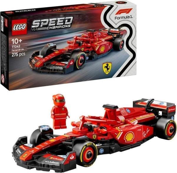 Lego 77242 Speed Champions Ferrari SF-24 F1 Yarış Arabası - Image 1