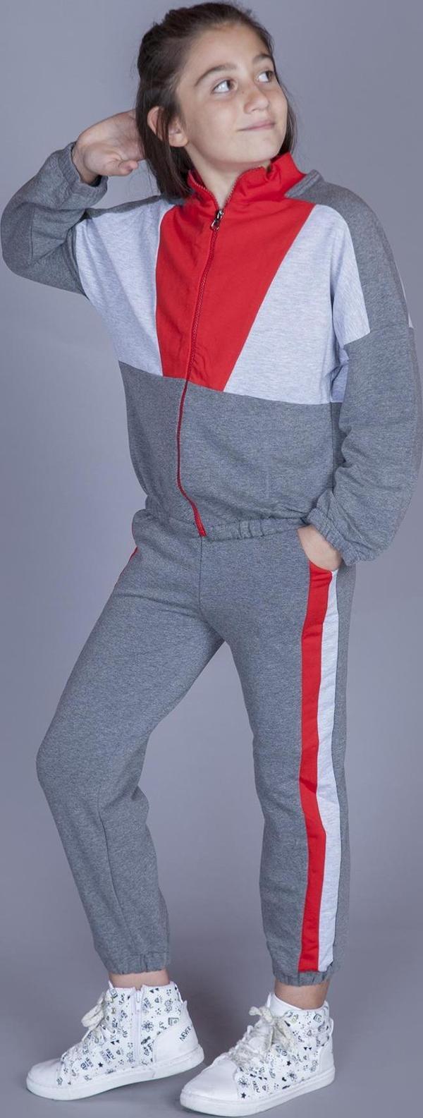 Toontoy Kız Çocuk Garnili Eşofman Takım - Image 1