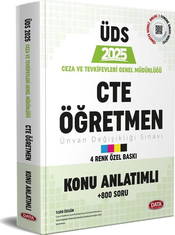 Data Yayınları 2025 Ceza ve Tevkifevleri Genel Müdürlüğü Öğretmen ÜDS Konu Anlatımlı - Data Yayınları - Image 1