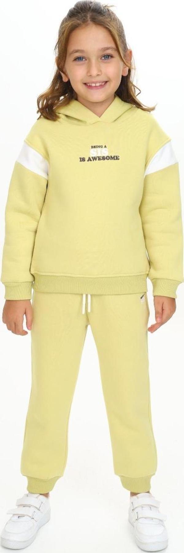 Toontoy Kız Çocuk Kapüşonlu Eşofman Takım - Image 1