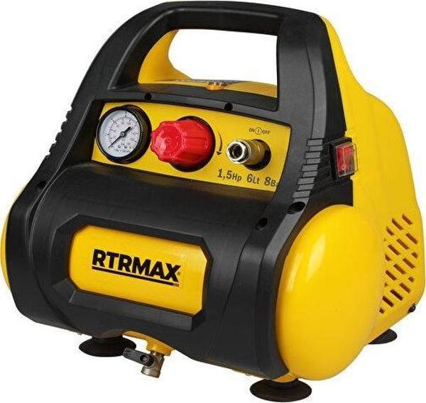 RTRMAX Mini Kompresör Yağsız 6 Lt, 1.5 Hp/1.1Kw - Image 1