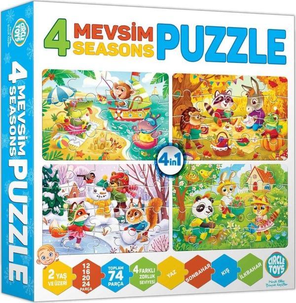 Circle Toys 4 Mevsim Puzzle - Image 1