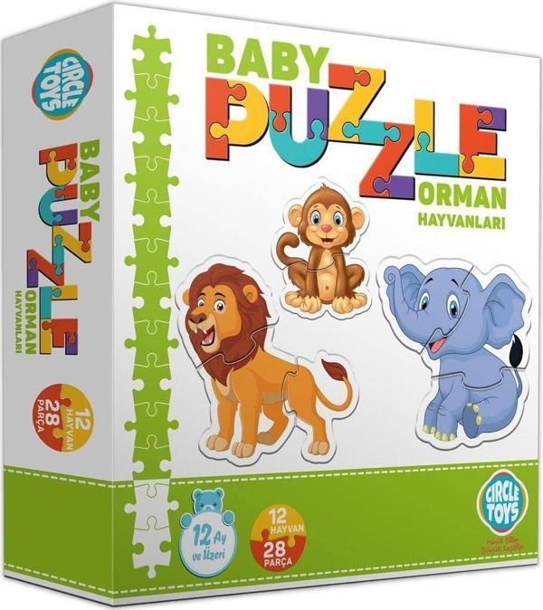 Circle Toys Baby Puzzle Orman Hayvanları - Image 1