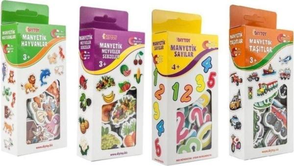 Dıytoy Eğitici Manyetik 4 Farklı Set - Image 1