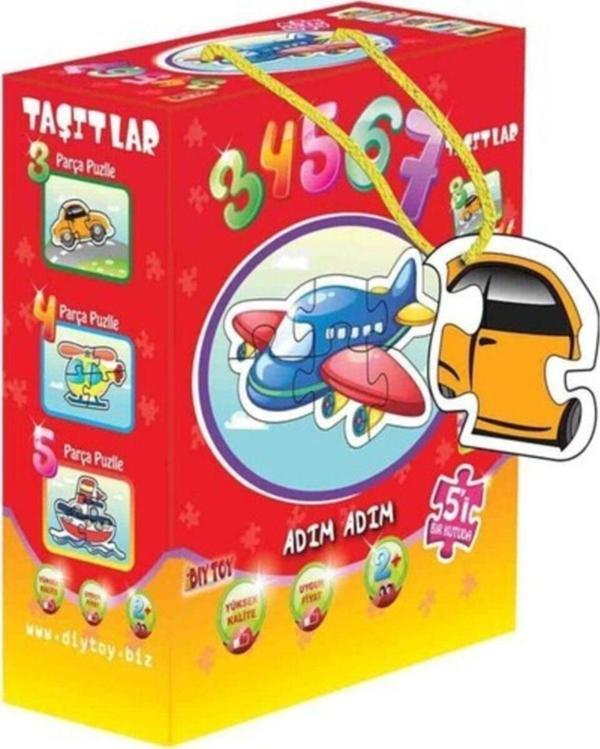 Dıytoy Taşıtlar Puzzle 25 Parça Diytoy - Image 1