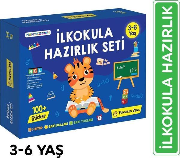 Yükselen Zeka 3-6 Yaş Ilkokula Hazırlık Seti - Image 1