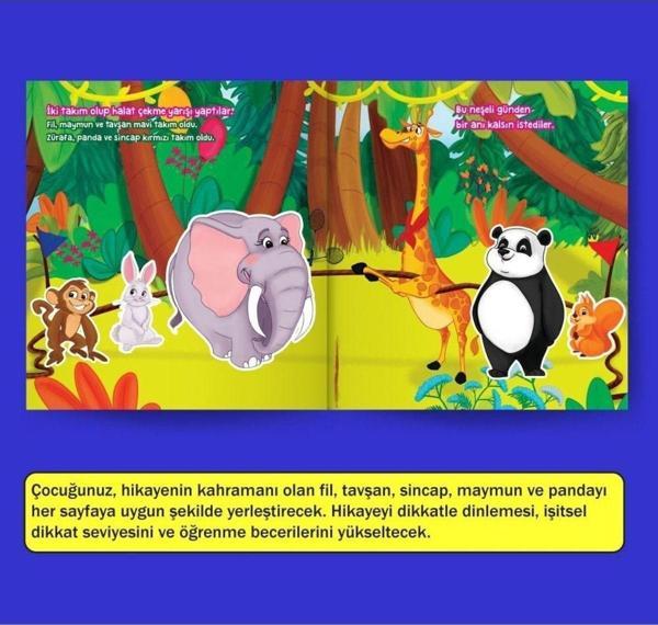 Yükselen Zeka Neşeli Orman Cırt Cırtlı Hikaye Kitabı - Image 1