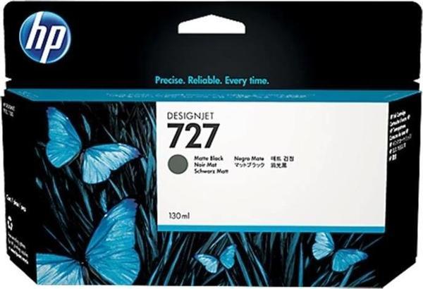 HP 727 Matte Black Mat Siyah 130ML Plotter Kartuşu B3P22A - Image 1