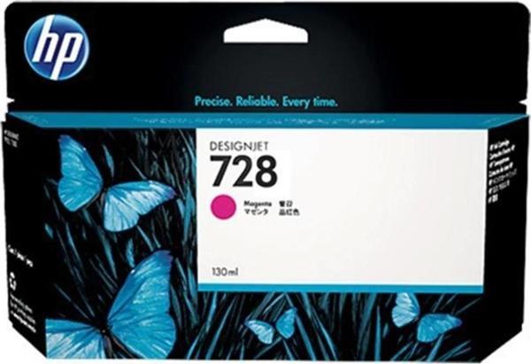 HP 728 Magenta Kırmızı 130ML Plotter Kartuşu F9J66A - Image 1