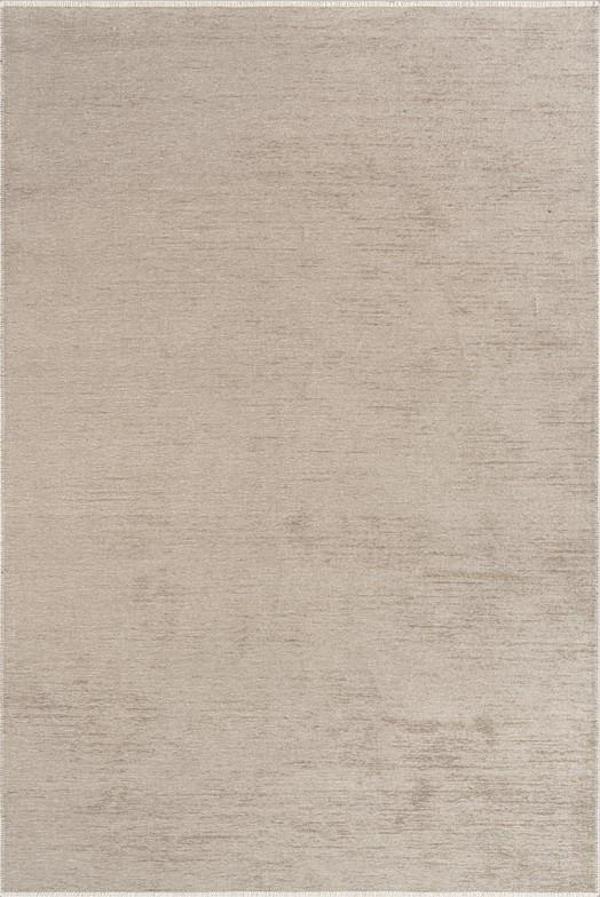 Atlas Halı Ecole QF01A Vizon Pamuk Akrilik Silinebilir Leke Tutmaz Yumuşak Dokulu Kilim Halı - Image 1