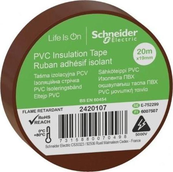 SCHNEİDER İZOLE BANT KAHVERENGİ 19MM 20M - Image 1