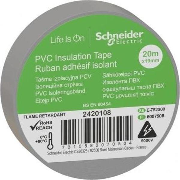 SCHNEİDER İZOLE BANT GRİ 19MM 20M - Image 1