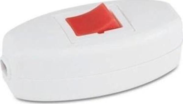MUTLUSAN Plastik Arapuar Anahtar Kırmızı/Beyaz (Tik Tak Anahtar) - Image 1
