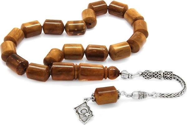 925 Ayar Gümüş Püsküllü Kapsül Kesim Kuka Efe Tesbih - Image 1