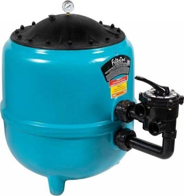 Gemaş FILTRONE L Plastik Havuz Kum Filtresi Vanalı 760 mm Geniş Kapak 22 m3/h-ToptancıyızBiz - Image 1