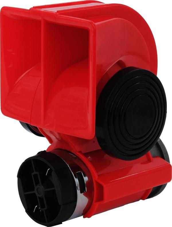 Ferrari Korna Kırmızı 12v Kompresörlü 2 Tonlu F1 Korna - Image 1