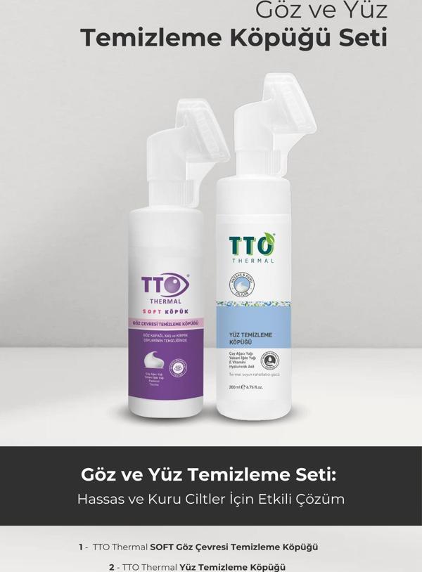 TTO Aplikatörlü Yüz Ve Göz Derinlemesine Temizlik Seti - Image 1
