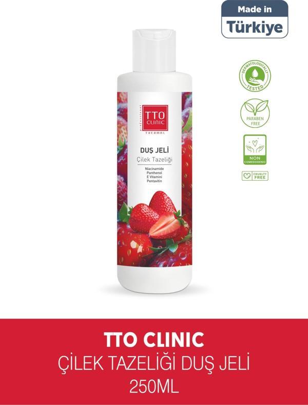 TTO Clinic Çilek Tazeliği Duş Jeli Panthenol İle Cildinizi Onarın - Image 1