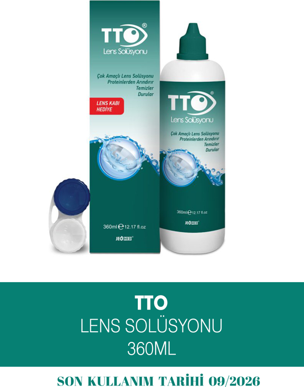 TTO Lens Solüsyonu 360 ml Son Kullanım Tarihi: 09/2026 - Image 1