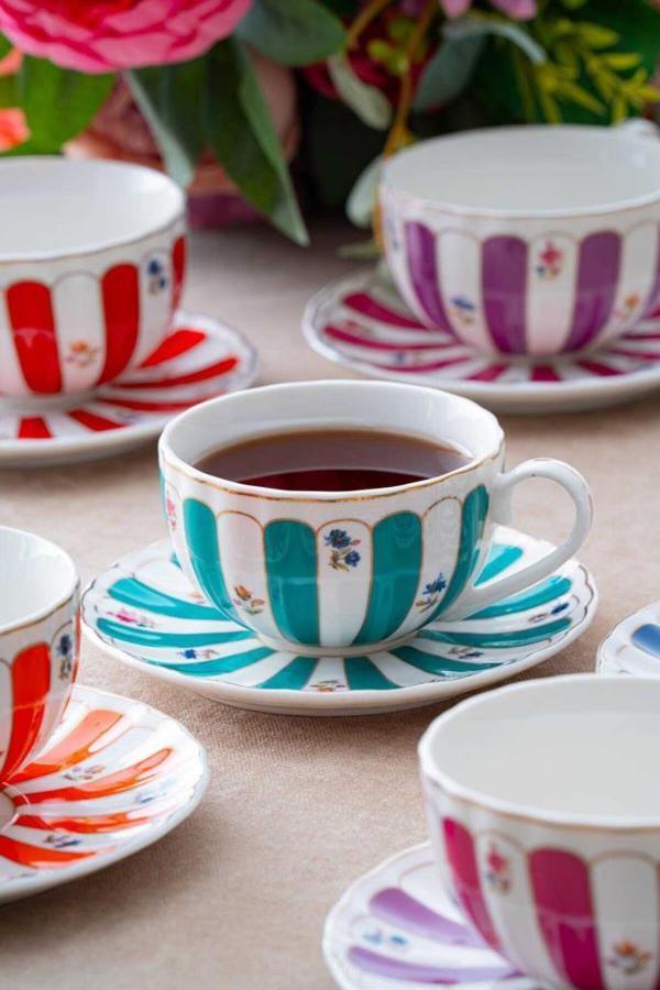 Acar Marlowe Karışık 6 Kişilik Çay-Nescafe Fincanı Takımı SYT-06069 - Image 1
